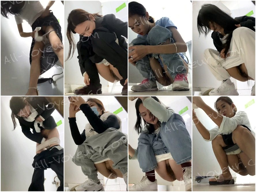 国内厕拍大神潜入师范学院隔板女厕❤️手持设备偷拍美女尿尿离得太近被穿拖鞋的妹子发现了