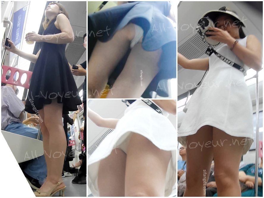 125 - 1人は黒、1人は白、2人はドレスを着た若い女性で、両者とも白い下着を着用しています。