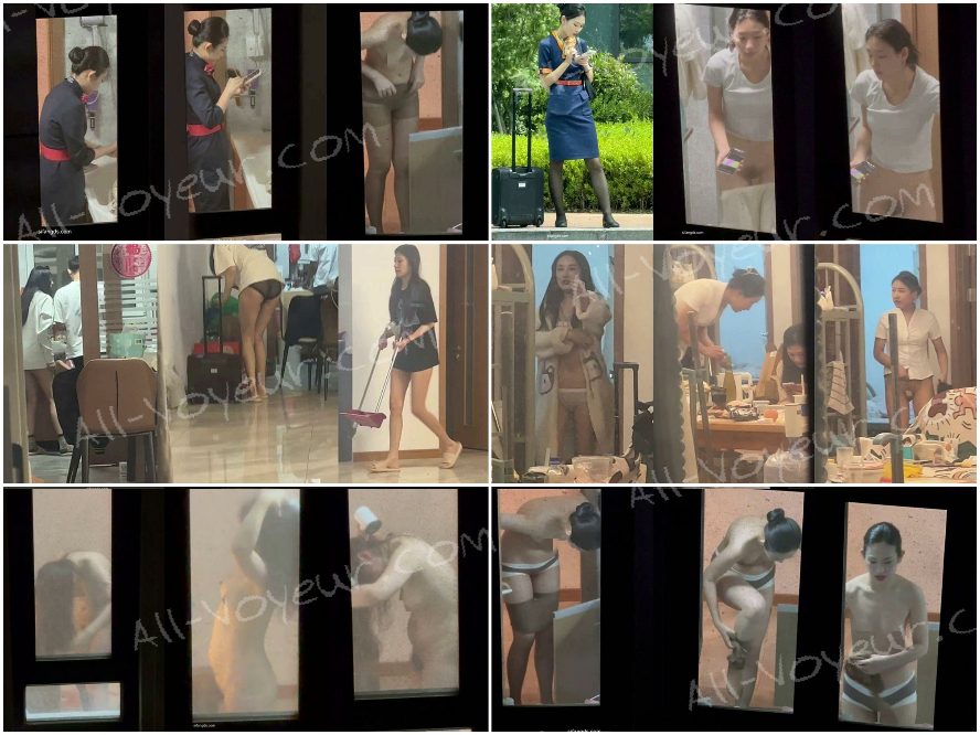 大神潜入国内某航空公司空姐宿舍❤️窗外偷拍多位空姐日常生活洗澡换衣服