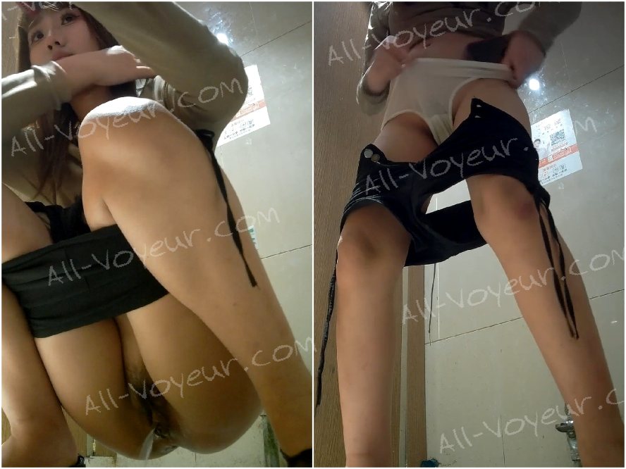 十月流出❤️【厕拍】全景前拍 爱美小姐姐撒尿还摆姿势拍照[某房原版]