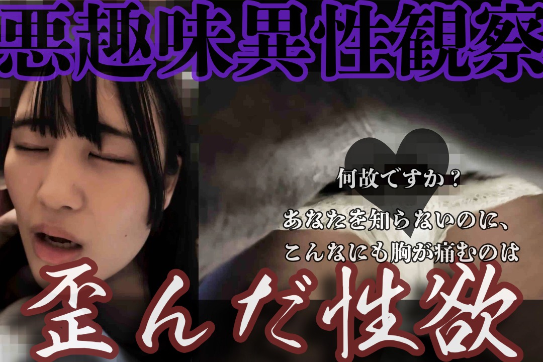 ［窃挿/逝声］いつもと違う姿をレンズに映す君。逝っちゃう宣言Part２