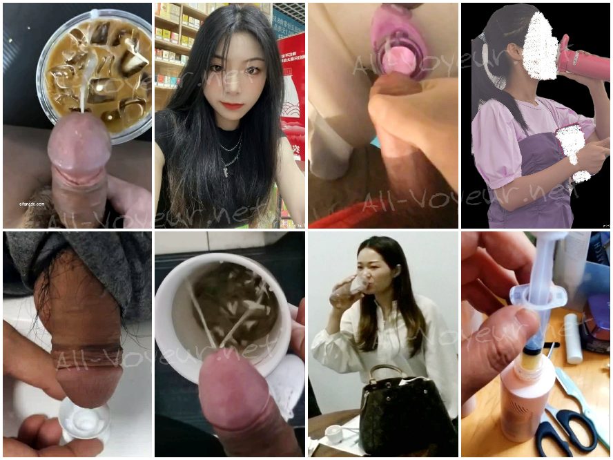 【スパイスを加える】彼らは女の子たちの飲み物に精液と尿を加え、それを飲むのを見ていました。