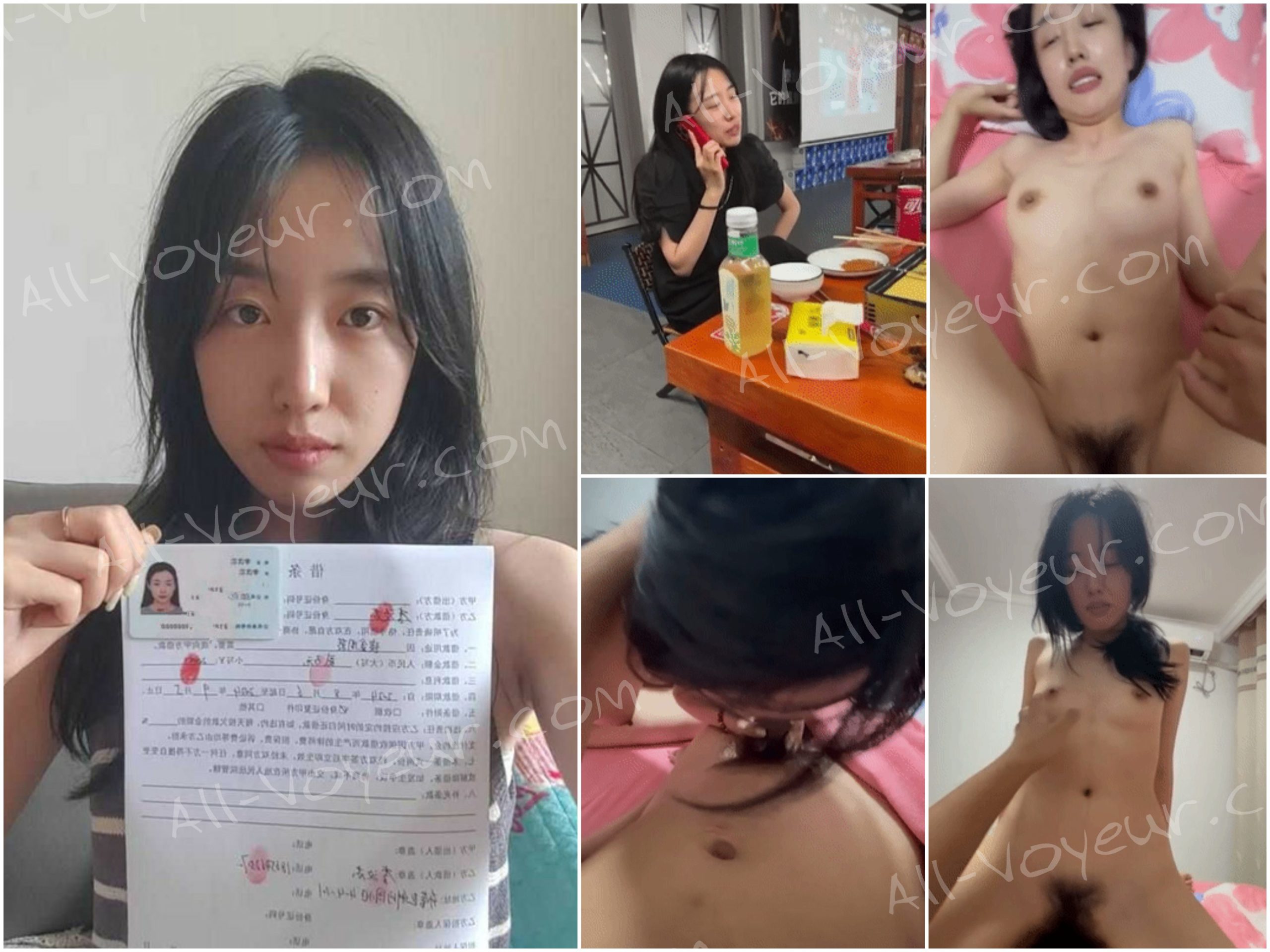 山东东营女英语老师❤️李汶芯❤️因为欠下两万元私人贷款不还，就被曝光了性爱视频！