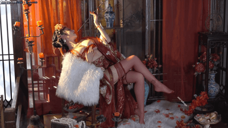 【雲西渓、内涛涛、内涛江好】遊女の逸話：エロチックな古代衣装の二人の女性の誘惑