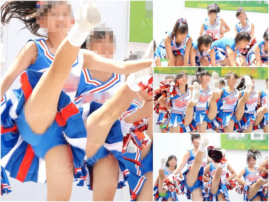 祭りだチア vol.104 【4K】 M夏祭り第三弾！ふくらみ！食い込み！股染みも！？ ヒップホップ系Kチアダンス