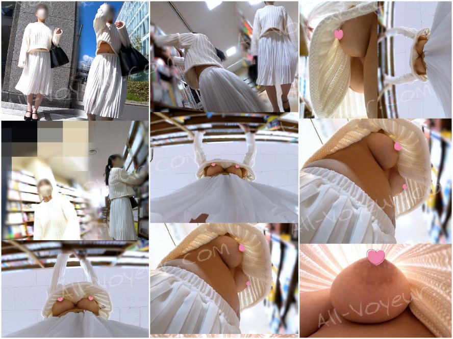 【Sの中の秘密】ノーブラ巨乳とつるつる秘所☆フェミニンお姉さんの禁断の裏側！