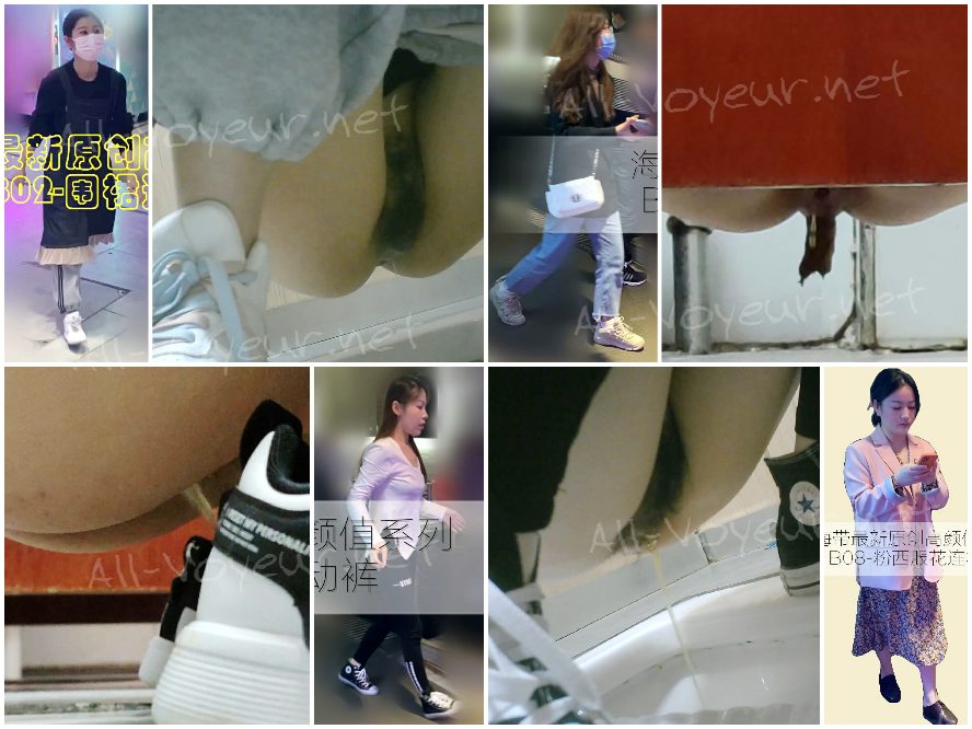 新たに流出⏪ 横顔写真集⏩ 「海藻神」が撮影した美女たちの高画質トイレ写真集 - シリーズB