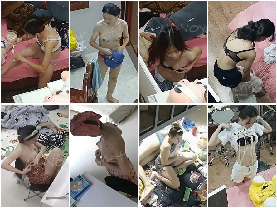 家族や寮からライブ配信された衣装替え動画の厳選コレクション。