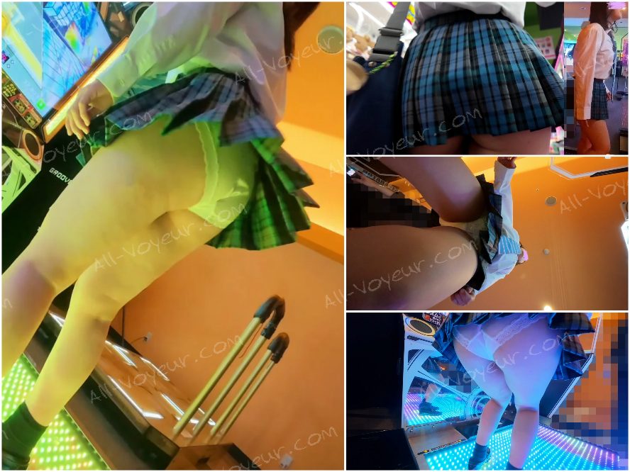 kirakira☆JK_ハレンチダンシング♪昇天MEMORIAL♡＃顔出し＃青チェ＃逆さ＃盗撮＃ミニスカ＃パンチラ＃サルート