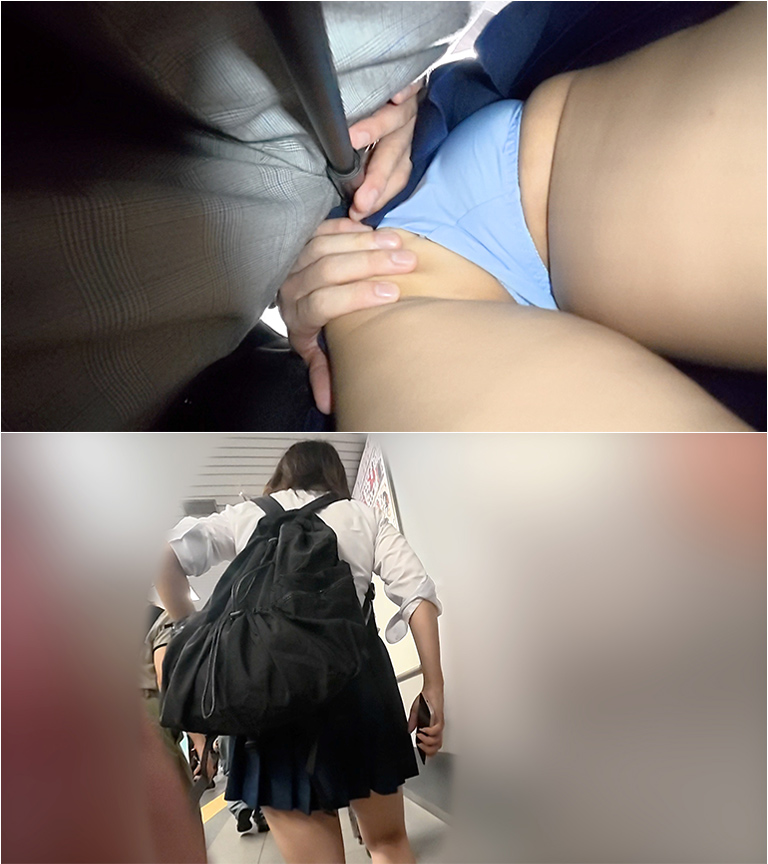 痴かん狂信者 #144【★4】透けブラなエロ娘、柔らかすぎるムチ尻を欲望のままに揉みしだき