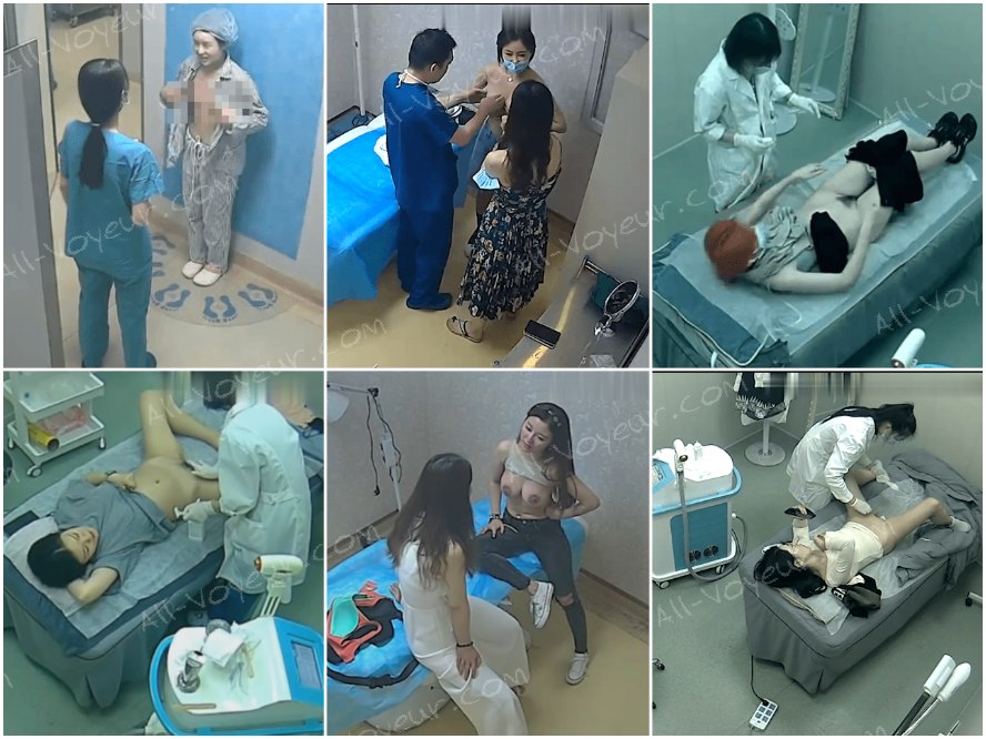 ハッカーが美容整形病院の防犯カメラに侵入し、多くの美しい女性が豊かな胸と陰部を露出している様子を密かに撮影した。