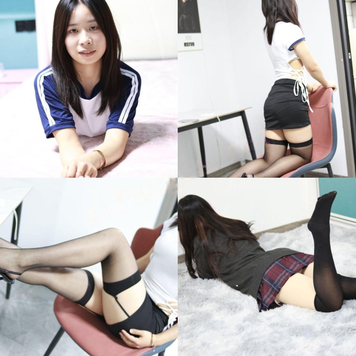 流出した新しい写真：ストッキングと制服を着たモデルたち❤️写真家は、7人のモデルが着替える様子を撮影するために、バスルームに密かにカメラを設置した。