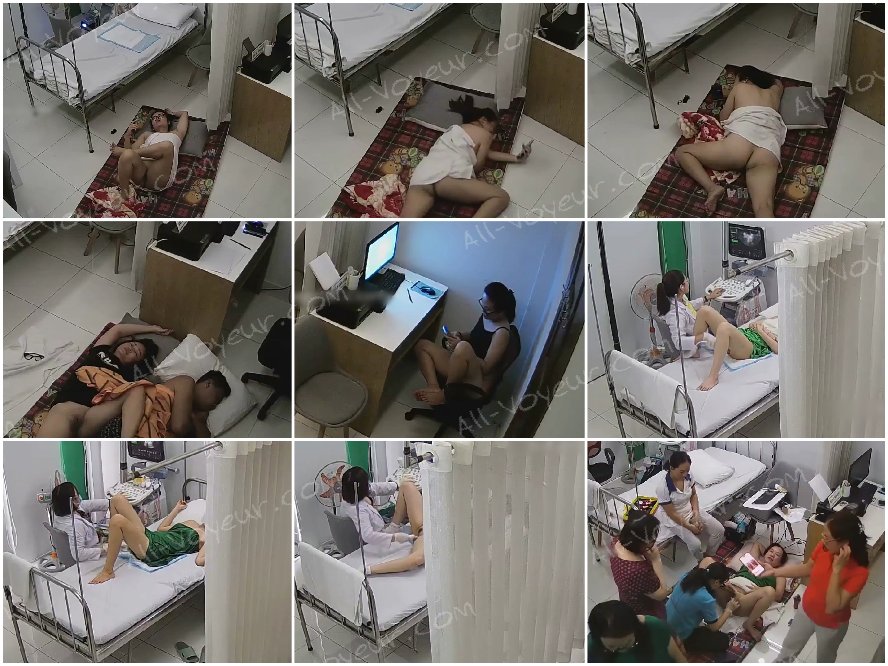 新たなハッカーが病院の婦人科診察室の監視カメラ映像を解読し、眼鏡をかけた女性医師が患者の膣検査を行っている最中に、部屋の中で自慰行為をしている様子を密かに撮影した。