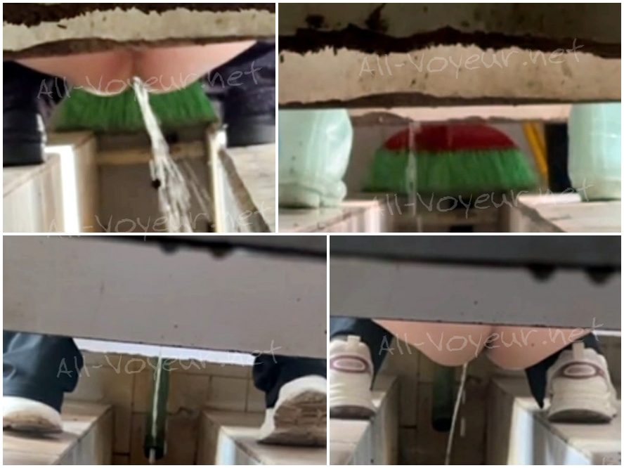 [過激／トイレ盗撮] 女性POV：和式ボットン便所の隠しカメラ — 画面いっぱいの糞便と下痢 (Vol. 34)