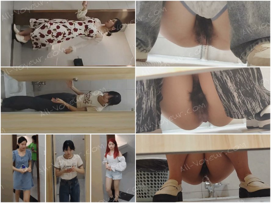 厕拍大神横店影城厕拍❤️影城路边厕所偷拍闺蜜俩尿完尿对着镜子争相斗艳