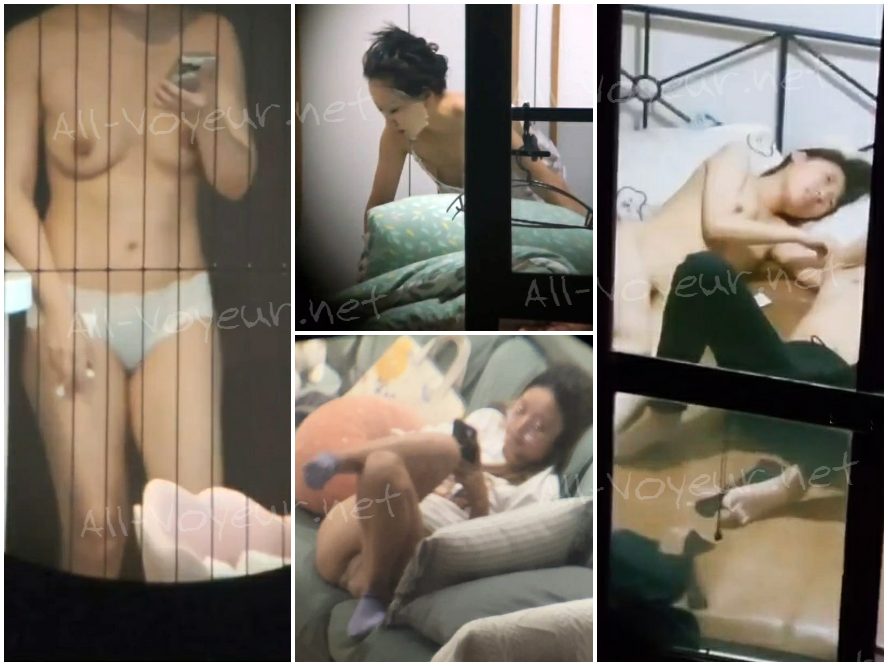 【衝撃】客室乗務員 —— 窓の外から隠し撮り：複数の客室乗務員がシャワー・着替え（パート3）