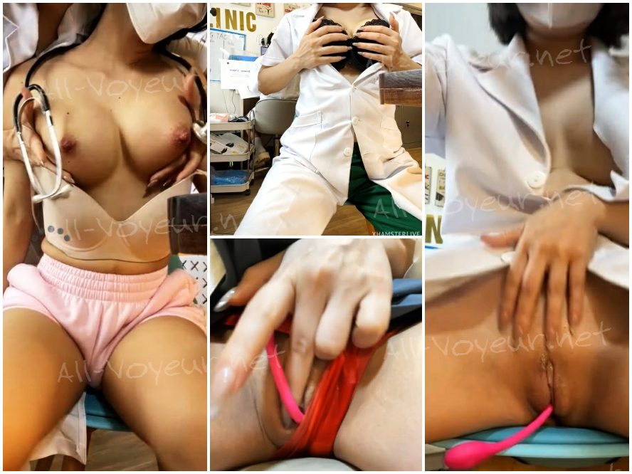 【クリニック】圧巻の熟女美 — 絶品の美乳 | 親友とのオフィス・シチュエーション | オナホ自慰＆潮吹き [オリジナルソース]