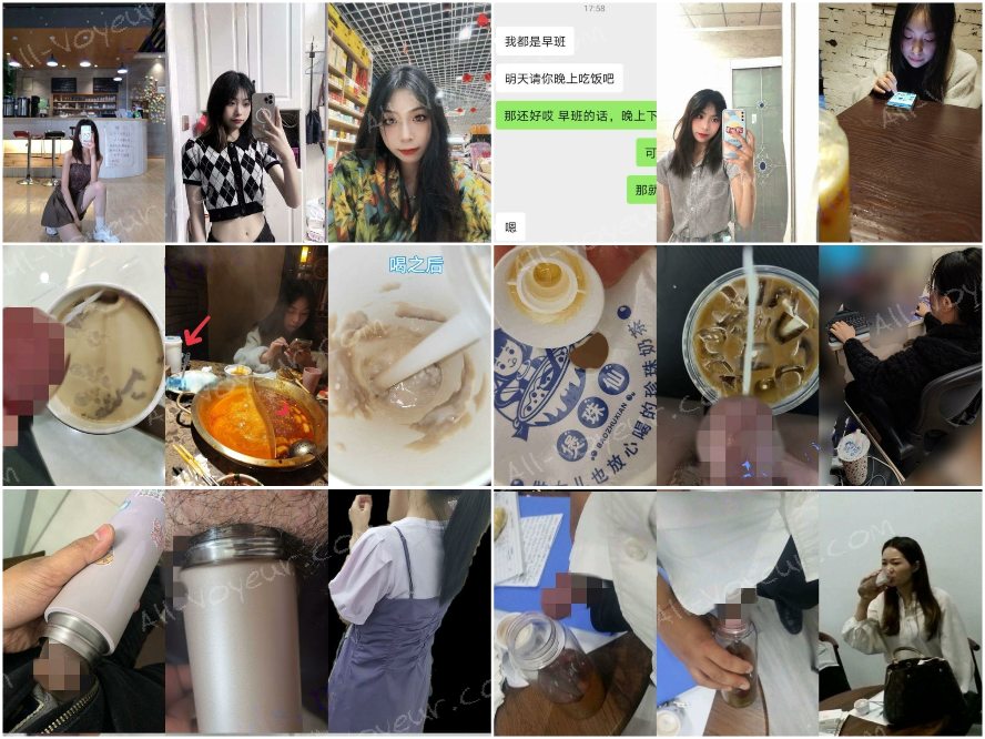 【スパイスを加える】彼らは少女たちの飲み物に精液と尿を加え、それを飲む様子を観察した。