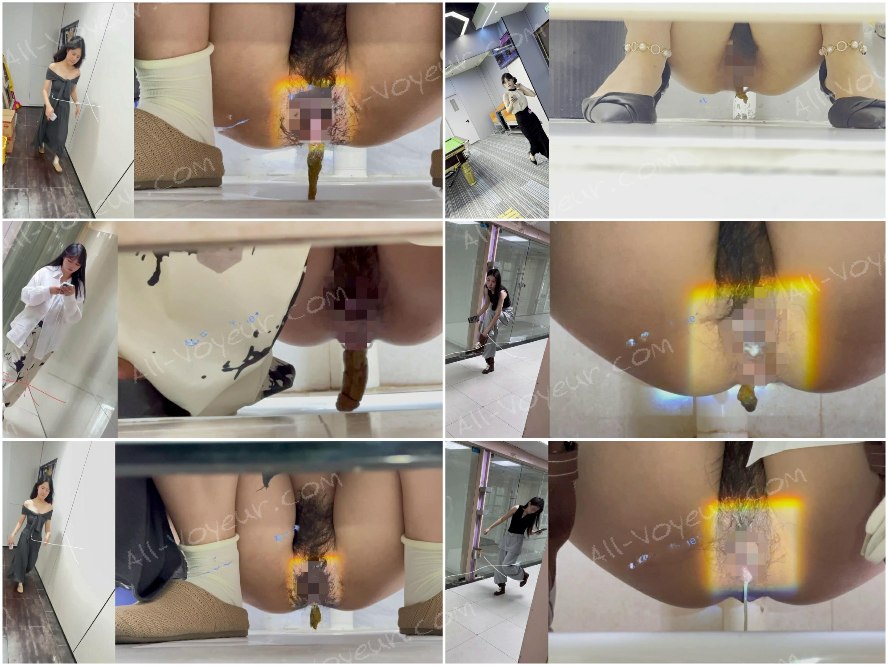 トイレから流出した4月の写真❤️ 照明を使った無許可撮影 - 希少な大判シリーズの最高品質美女