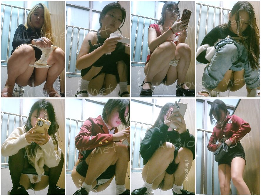 高級オフィスビルでトイレを利用する「女神たち」の隠し撮り