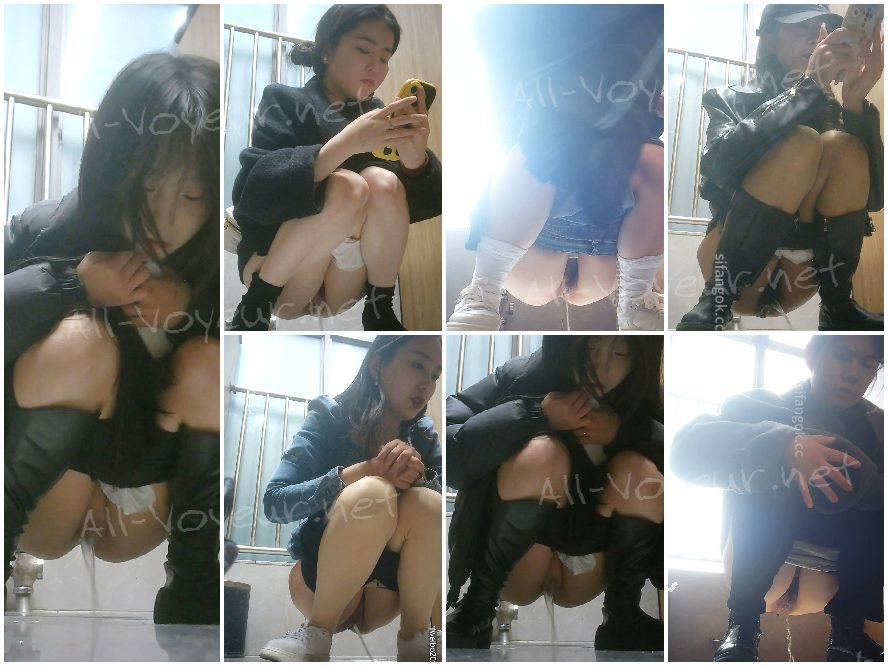 高級オフィスビルでトイレを利用する「女神たち」の隠し撮り