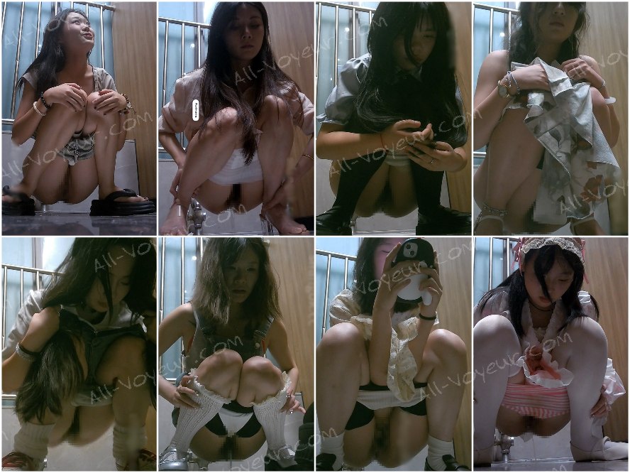 【最高級トイレショット8】高級オフィスビルのトイレショット：トイレを使う女神たち