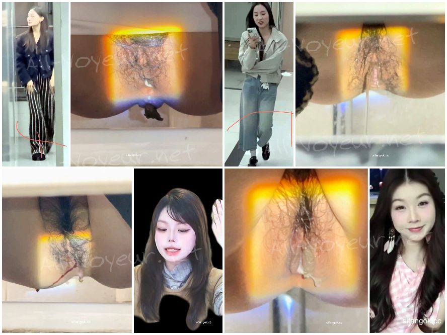 【トイレ盗撮】強引な撮影と照明 — スマホの鮮明なピントがマンコとアナルを丸出しに