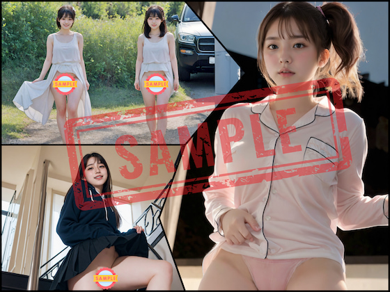 女の子のスカートの中身を見る缶詰
