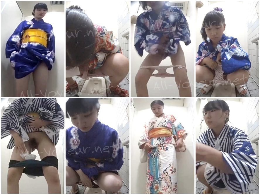 【盗○】浴衣でおしっこ