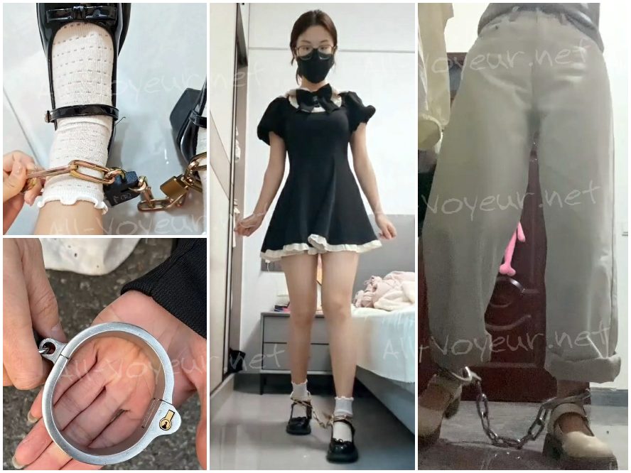 国内ニッチ ⭐ ブライアンのオリジナル ⭐ 18歳の少女の足枷、足枷、手錠、死の足枷 ⭐