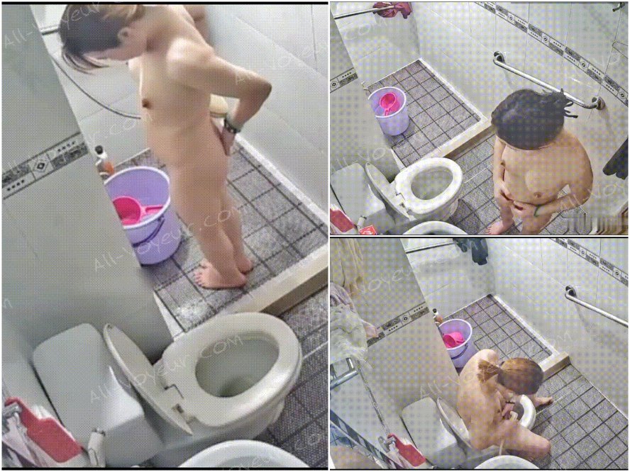 家主は、体格が良く色白の女性入居者がトイレに座って陰部を洗っている様子を撮影するため、密かに浴室にカメラを設置した。