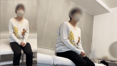 【触診5】保育士Hカップ巨乳をオイルヌルヌルで電マ乳首責め！ビクンビクン乳首イキ