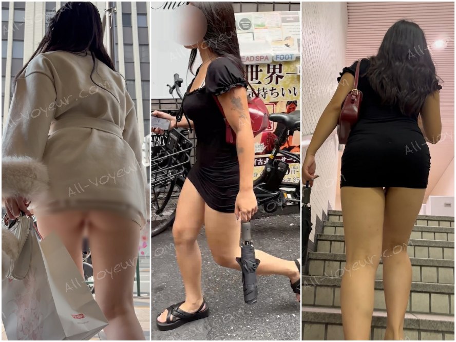 【再販】《４K・高画質》 No.1479「大都会の衝撃ハミ尻！素人GALのハミ出し尻肉ほど興奮するものはない」