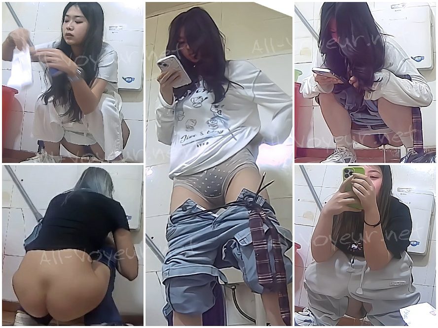 ある女子大生の恋愛模様をパノラマ撮影したところ、思いがけない光景が目に飛び込んできた。ミニスカートにストッキング姿の女子学生が、半裸で生理用ナプキンを交換していたのだ！【あるネットコミュニティからのオリジナル記事】
