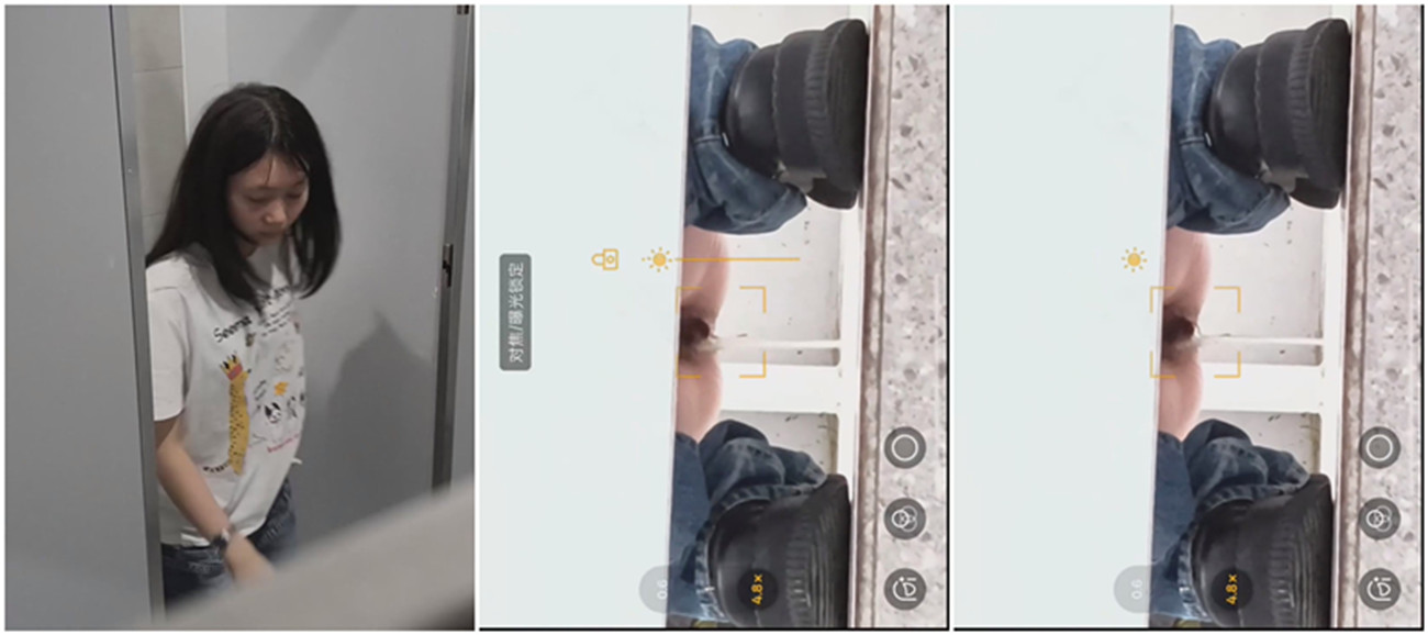 5月に新たに流出したトイレ写真の達人❤️ 女子大学のトイレに潜入し、複数の女子学生が排尿する様子を密かに撮影。写真にはピンクのTシャツを着た少女の毛のない外陰部が写っている。