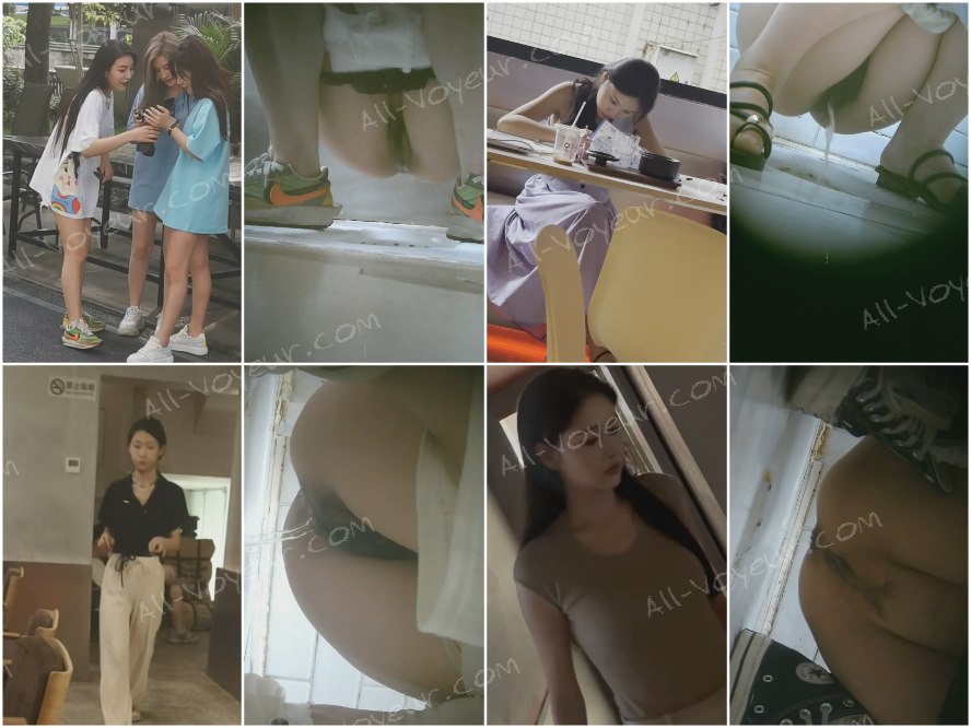 新たに流出した❤️ パパラッチがカフェの女性用トイレで排尿している美しい女性をこっそり撮影した写真。彼女はナイキの靴を履いていて、脚が長く、とても魅力的でセクシーです。