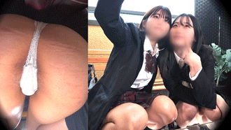 【特典おまけ付き】カフェテラスでおっぱいやアソコを拭いたり無防備すぎるKちゃん16(巨乳赤チェ2名)