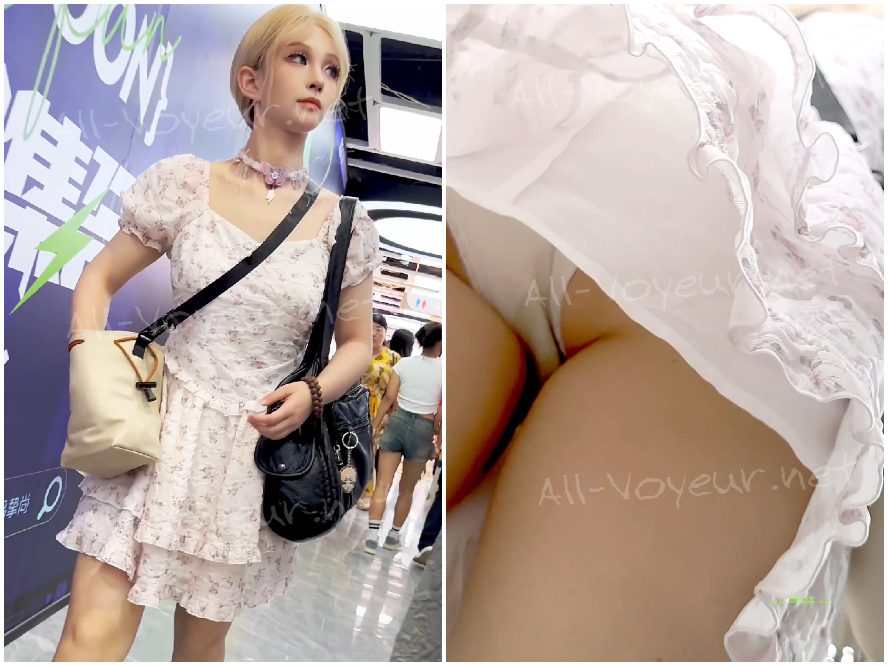 【KFC】⭐お尻を突き出して寝ている最高級女子高生、黒ストッキングと露出度の高い下着姿で通行人の視線を釘付けにする【ある不動産会社からのオリジナル版】