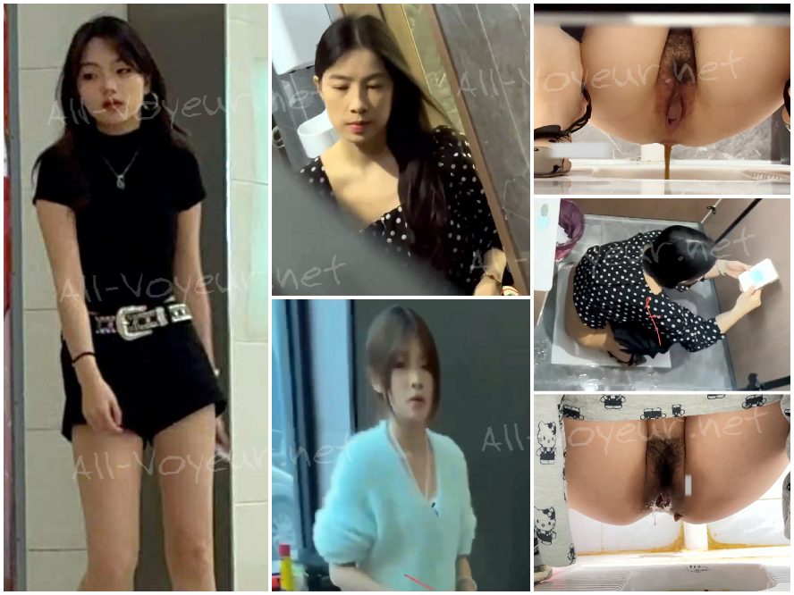 【未公開トイレカメラ映像】トップ動画クリエイターがトイレで撮影した複数のストリーマー ❤️ 可愛くて上品な女の子と大人の女性 (16V)