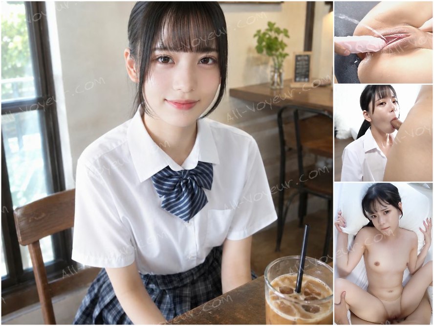 真っ白なキャンパス！ゆうなちゃんの美マンから飛び出す潮が止まらない！濃厚セックスでお掃除フェラまで