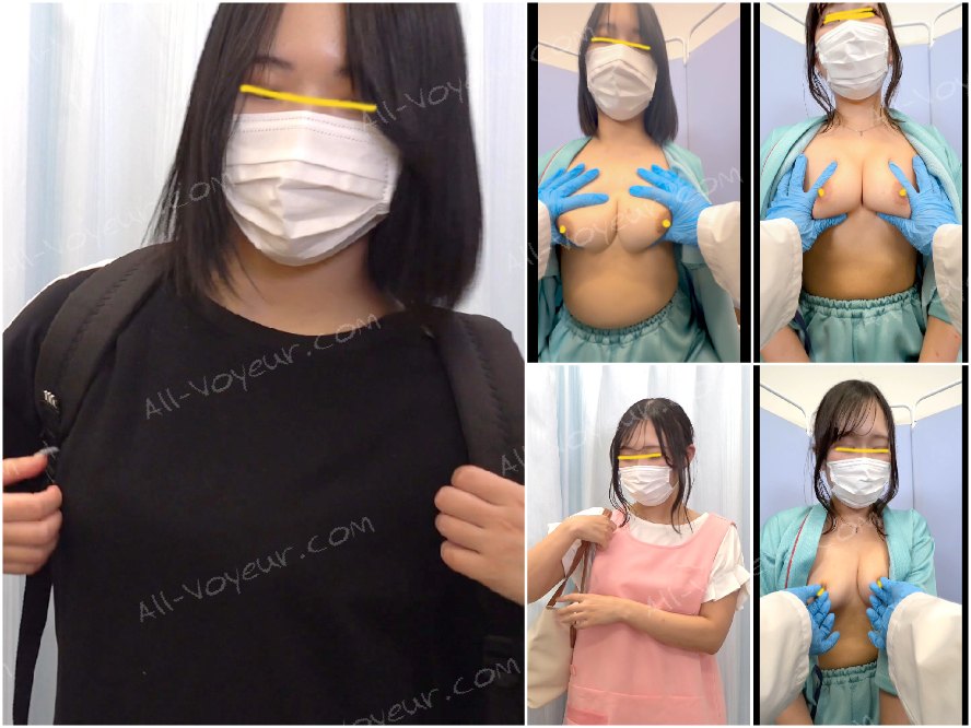 #89 診察【おっぱい診察】執拗乳首診察に耐える美乳保育士さん/敏感乳首女子大生さんの乳首診察 合計2名