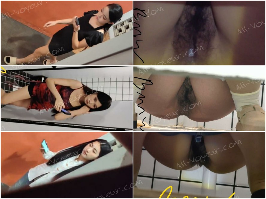 トイレ撮影の達人「BMWの男」❤️ インフルエンサーの拠点である女子トイレに突撃し、スマホを手にフラッシュを焚いて、サンダル履きの美女のマンコ(膣口の白い分泌物)を撮影。