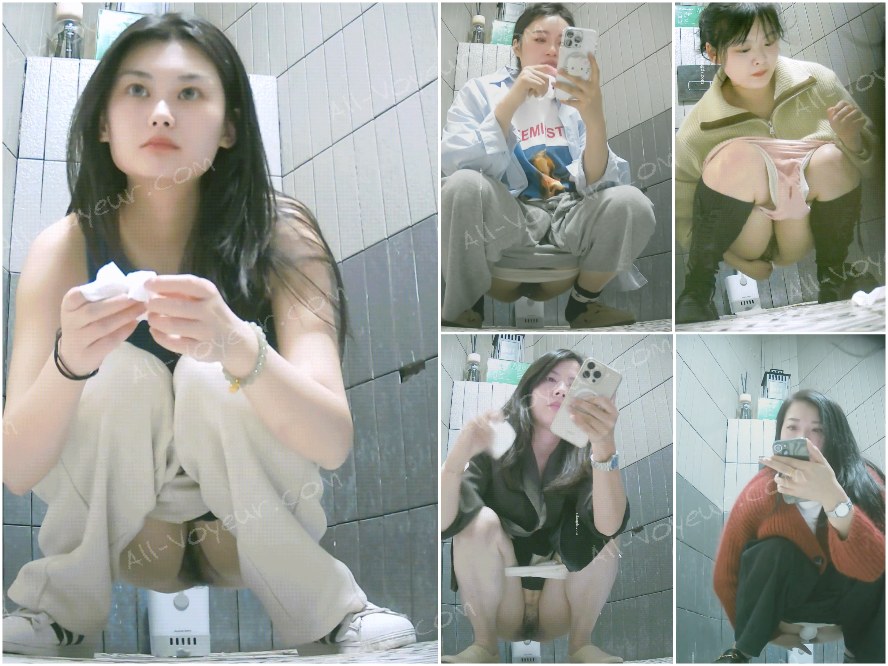 新流出写字楼女厕前后景双角度高清偷拍❤️白领姐姐尿尿长靴靓妹换卫生巾