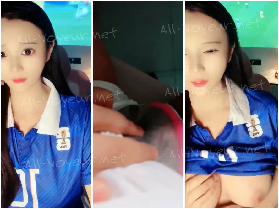 本物の客室乗務員～【豆宝】巨乳と巨尻！最高！情熱的なワールドカップ、自慰と潮吹き！