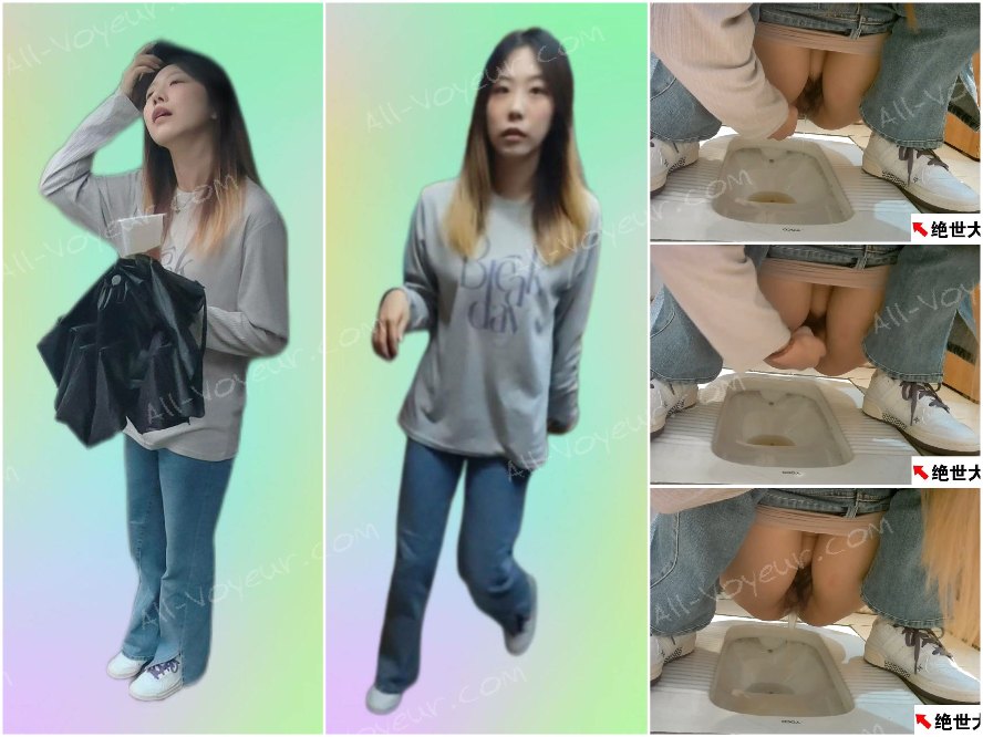【厕拍作品】大神闯入厕拍颜值黄发小姐姐尿尿中的嫩穴