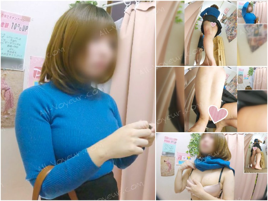 ガルバ終わりの巨乳ネキは着替えるのも億劫なずぼら女子!? 僕のお店の試着室555