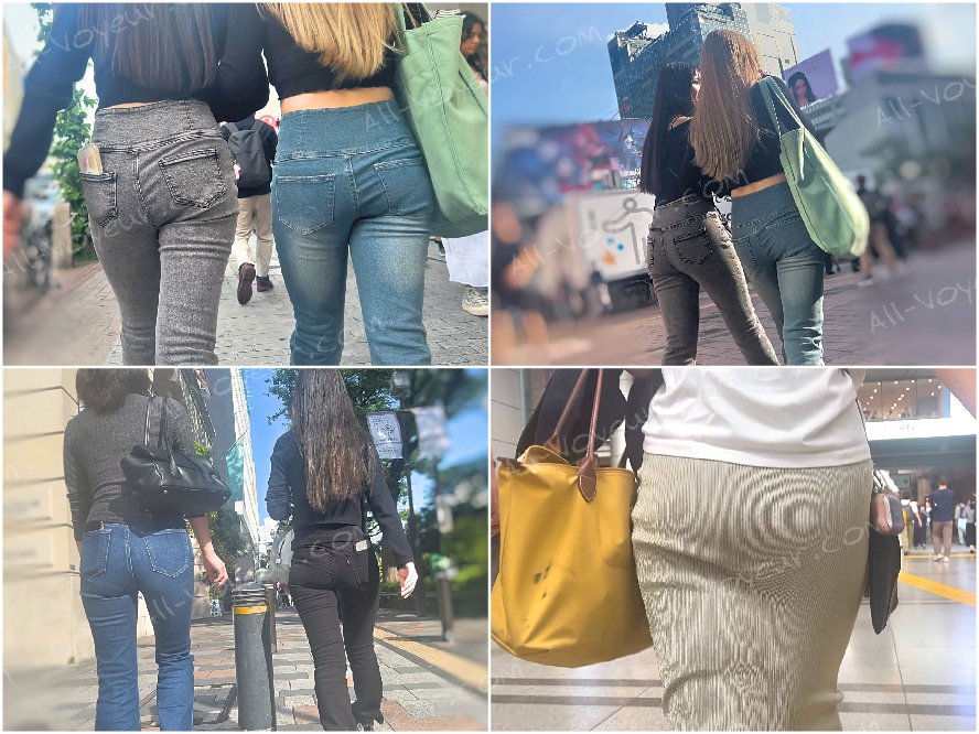 超SクラスのW美尻たちを堪能！スケベなムニュ尻を2人で見せつけて男をたぶらかす!