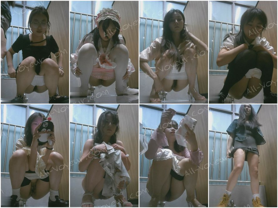 新シリーズ❤️高級オフィスビルのトイレに潜入し、女神たちが用を足す姿をパノラマ撮影。クリスタルなハイヒールを履いた美女たちが新たに2人登場。