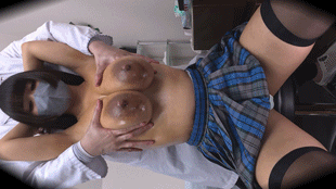 【4K超高画質】ヤンママ…!?怪物級エロ過ぎデカ乳輪 Lカップ爆乳が卑猥過ぎるKちゃん おっぱい健診(改)潮吹き男性器挿入